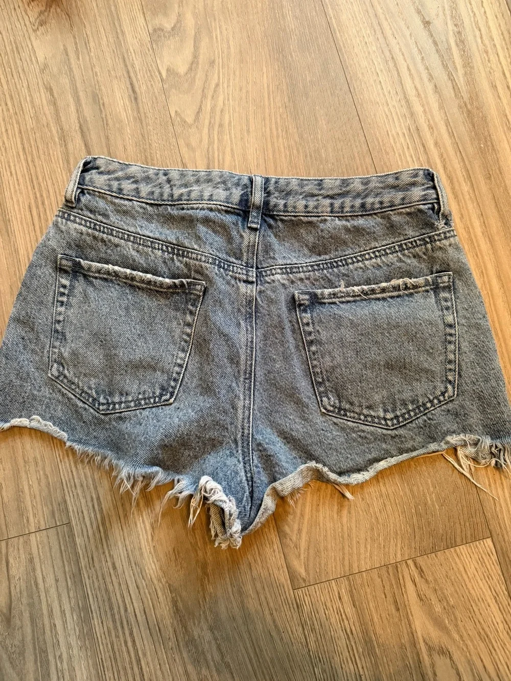 Pacsun High Rise Festival Distressed Denim Cutoff Shorts Size 28